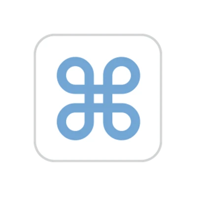 Mac Command Key Icon Blue Transparent Background