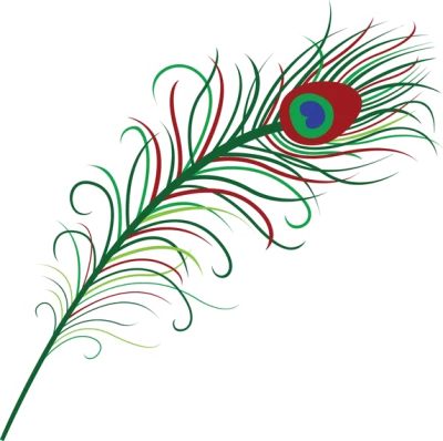 Peacock Feather Illustration Free PNG