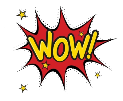 WOW Comic Book Speech Bubble Clipart