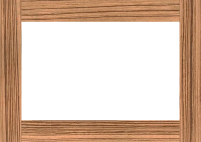 Wood Texture Picture Frame PNG Image