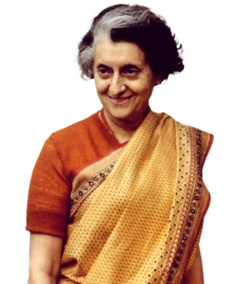 Indira Gandhi Portrait Clipart