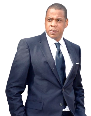 Jay-Z in Suit Portrait PNG Image
