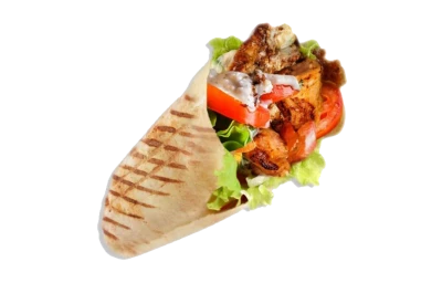 Chicken Shawarma Wrap Sandwich Clipart