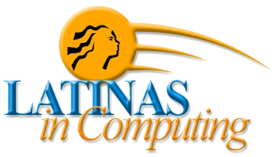 Latinas in Computing Text Logo Transparent Background