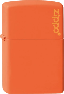 Orange Zippo Pocket Lighter Free PNG