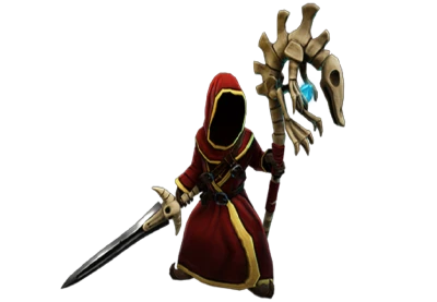 Magicka Red Wizard Game Character PNG Image