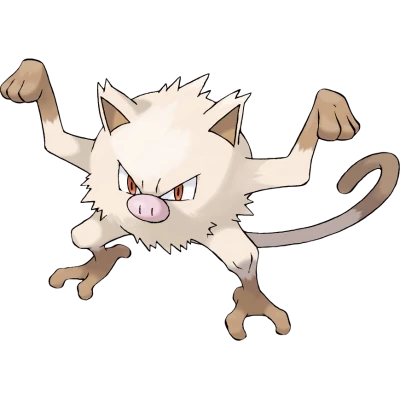 Mankey Pokemon Anime Character Clipart
