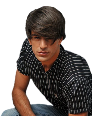 Male Fashion Model Sitting Portrait Free PNG