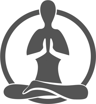 Yoga Lotus Pose Silhouette Icon Clipart