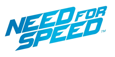 Need for Speed Blue Text Logo Transparent Background