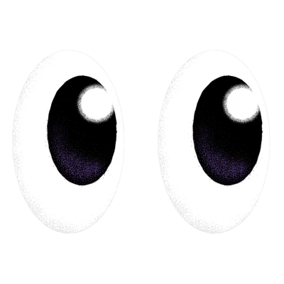 Funny Cartoon Googly Eyes PNG Image