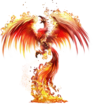 Mythological Phoenix Fire Bird Free PNG