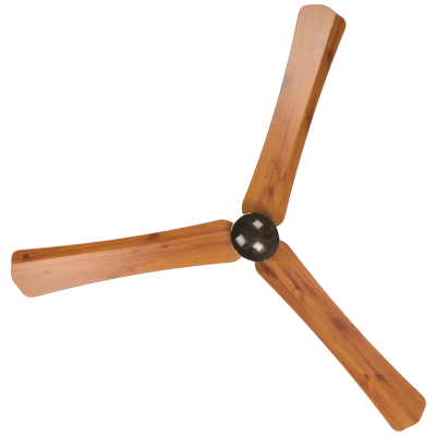 Wooden Three Blade Ceiling Fan PNG Image