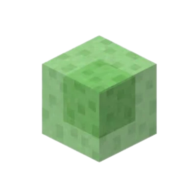 Minecraft Green Slime Block Clipart