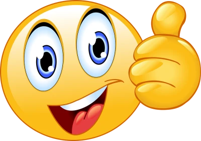 Smiling Emoji Thumbs Up Transparent Background