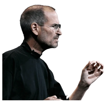 Steve Jobs Speaking Presentation Clipart