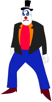 Scary ICP Clown Character PNG Image