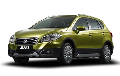 Green Suzuki SX4 Crossover Car Free PNG