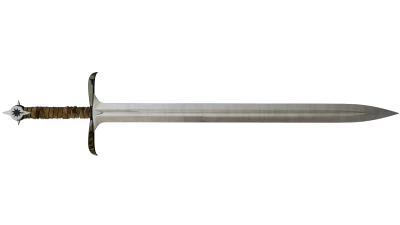 Fantasy Medieval Crossguard Broadsword Free PNG