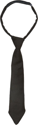 Black Patterned Mens Silk Necktie Free PNG