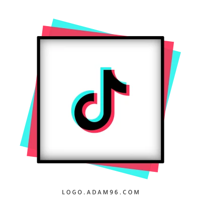 TikTok Glitch Effect App Logo Free PNG