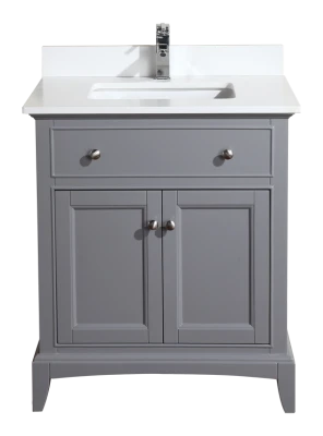 Grey Bathroom Vanity Cabinet Sink Free PNG