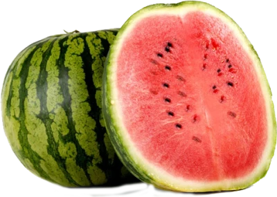 Fresh Watermelon Fruit Halves Slice Free PNG