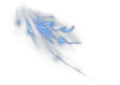 Glowing Blue Magic Light Effect Free PNG