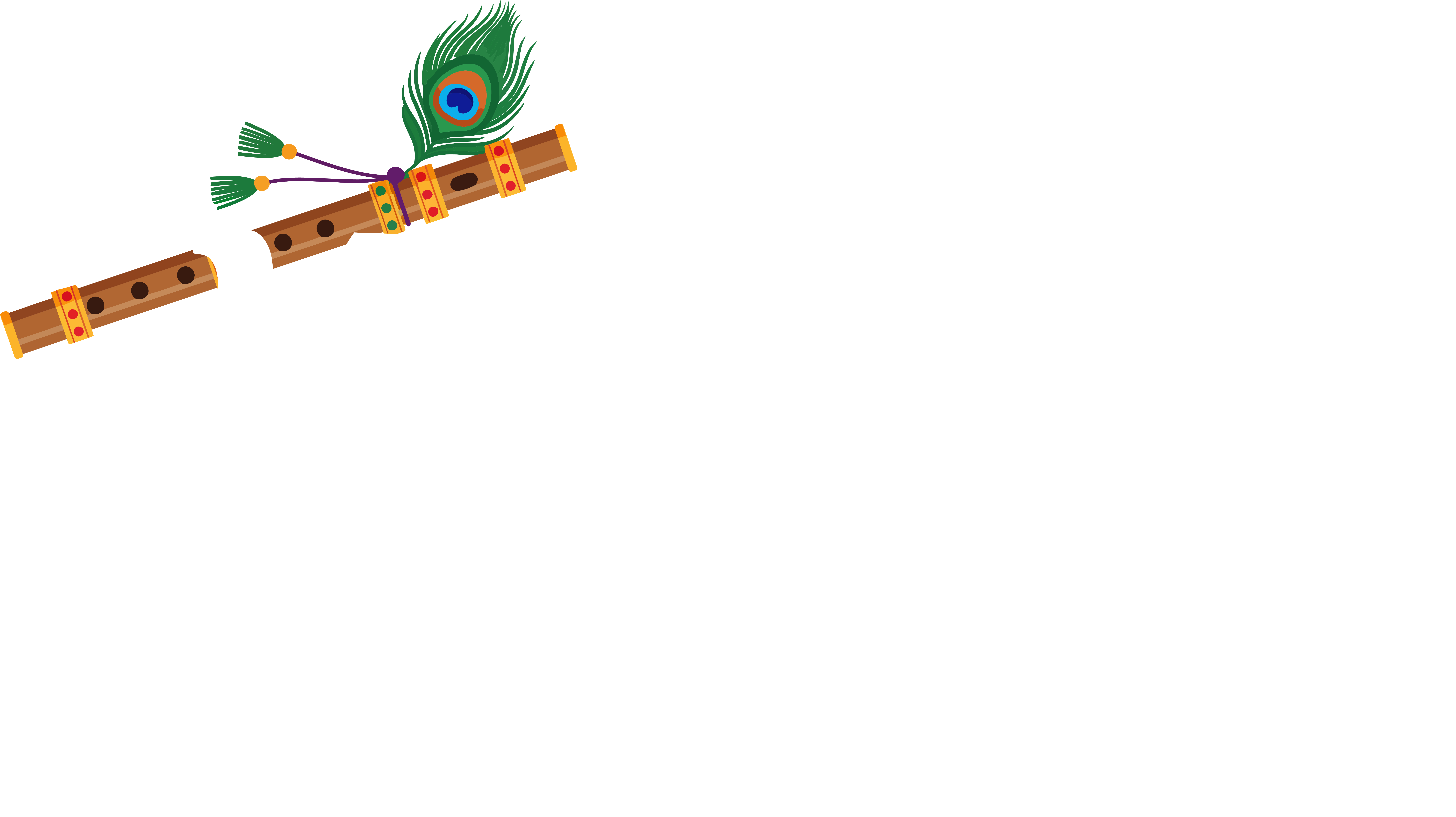 Happy Krishna Janmashtami Text PNG – Transparent Festive Typography 2