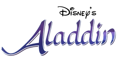 Disney's Aladdin Movie Title Text Logo Clipart