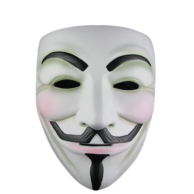 Guy Fawkes Anonymous V for Vendetta Mask Clipart