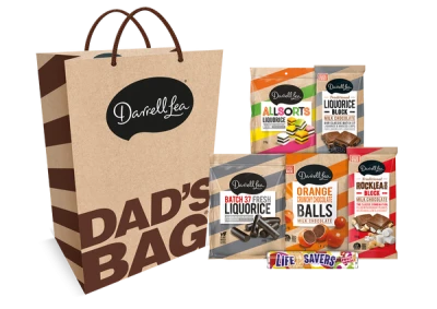 Darrell Lea Dads Bag Chocolate Collection PNG Image