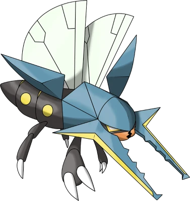 Vikavolt Bug Pokemon Character Art PNG Image