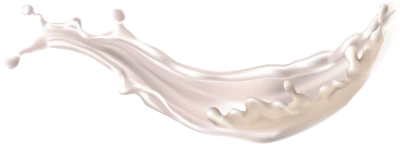 Creamy White Milk Splash Motion PNG Image