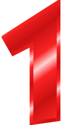 Number 1 PNG – High-Quality Transparent Background