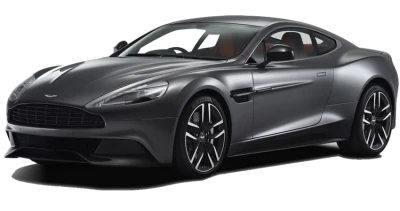 Grey Aston Martin Vanquish PNG Image