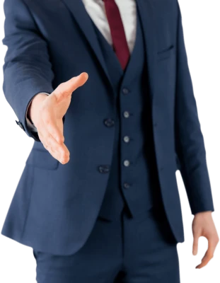 Businessman Reaching for Handshake Free PNG