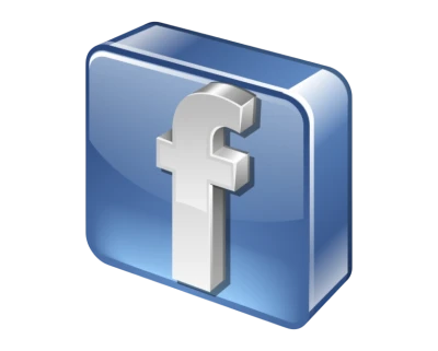 3D Facebook Cube Icon PNG Image