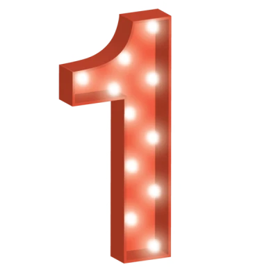 Number 1 PNG – High-Quality Transparent Background