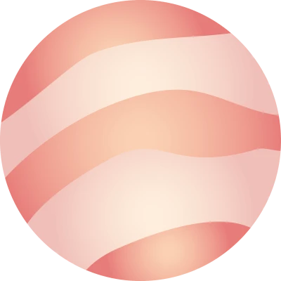 Pink Abstract Marble Planet Circle Free PNG