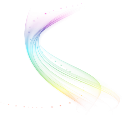 Rainbow Light Streak Swirl Free PNG