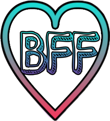 BFF Heart Icon Clipart Free PNG