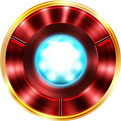 Iron Man Arc Reactor Red Blue Free PNG