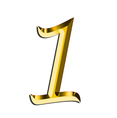 Number 1 PNG – High-Quality Transparent Background