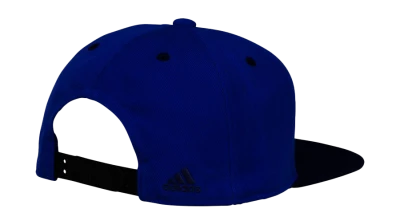 Blue Adidas Snapback Cap Back View Free PNG