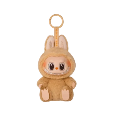 Cute Monster Plush Keychain PNG Image
