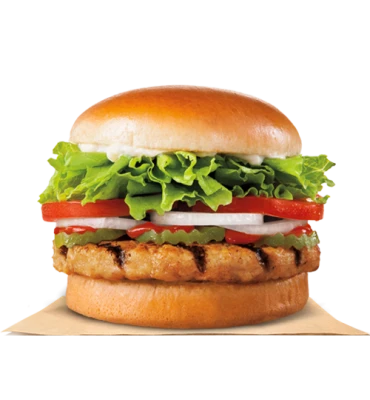 Delicious Chicken Burger Free PNG
