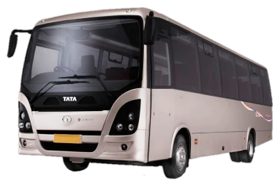 Luxury Tata Tourist Bus PNG Image