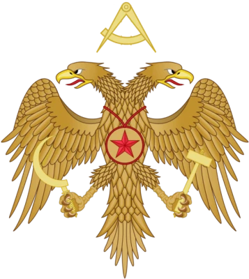 Double Headed Eagle Emblem Clipart