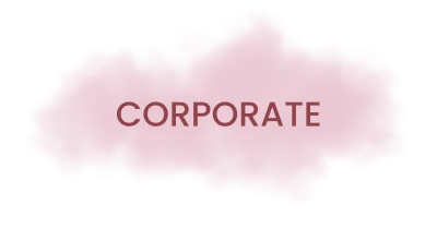 Corporate Text on Pink Cloud Clipart